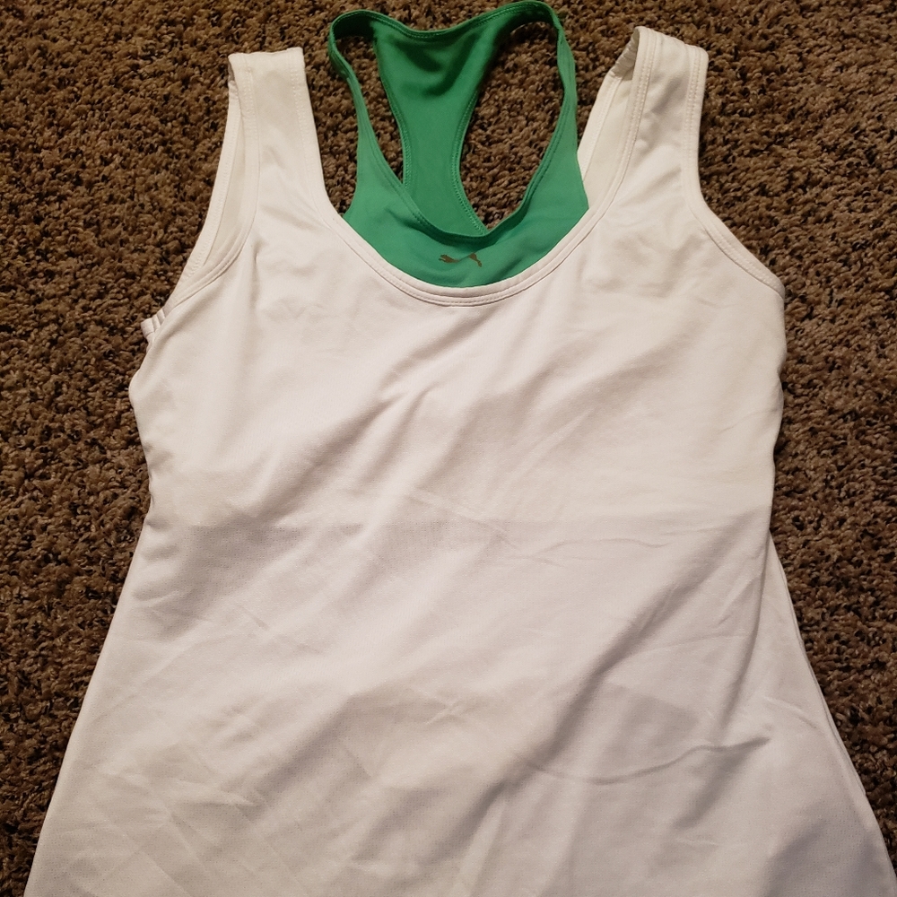 Puma racerback workout top